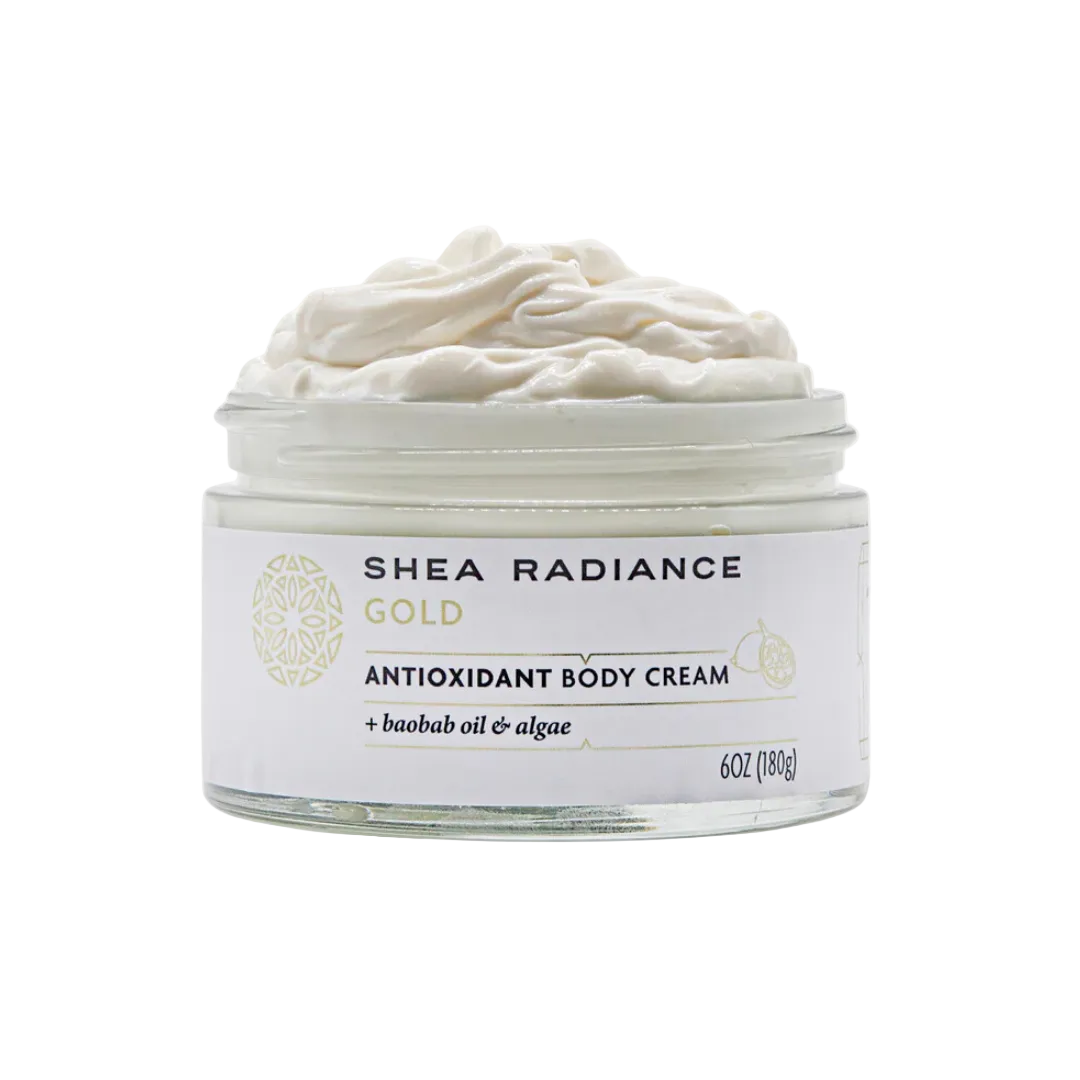 Antioxidant Body Cream for Dry & Sensitive Skin with Shea & Baobab Oil