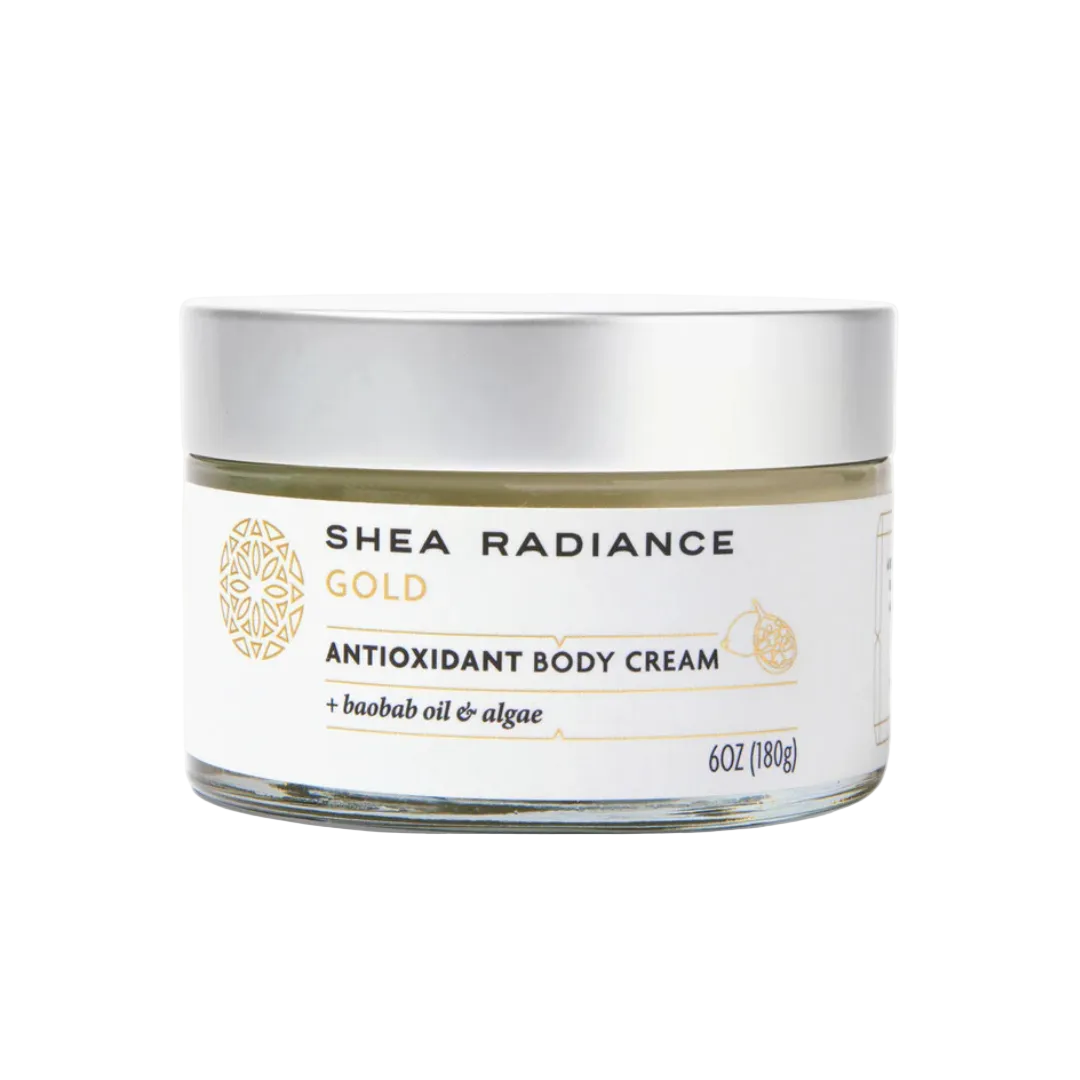 Antioxidant Body Cream for Dry & Sensitive Skin with Shea & Baobab Oil