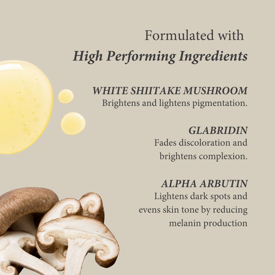 Brightening Super Serum with Shiitake Mushrooms & Glabridin
