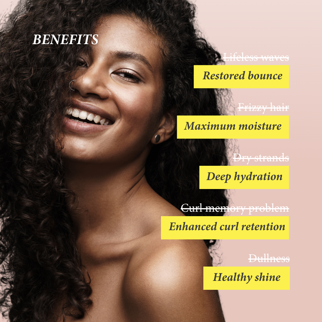 Maximum Curl Defining Cream for Curly, Coily & Kinky Hair – Frizz Control & Moisture