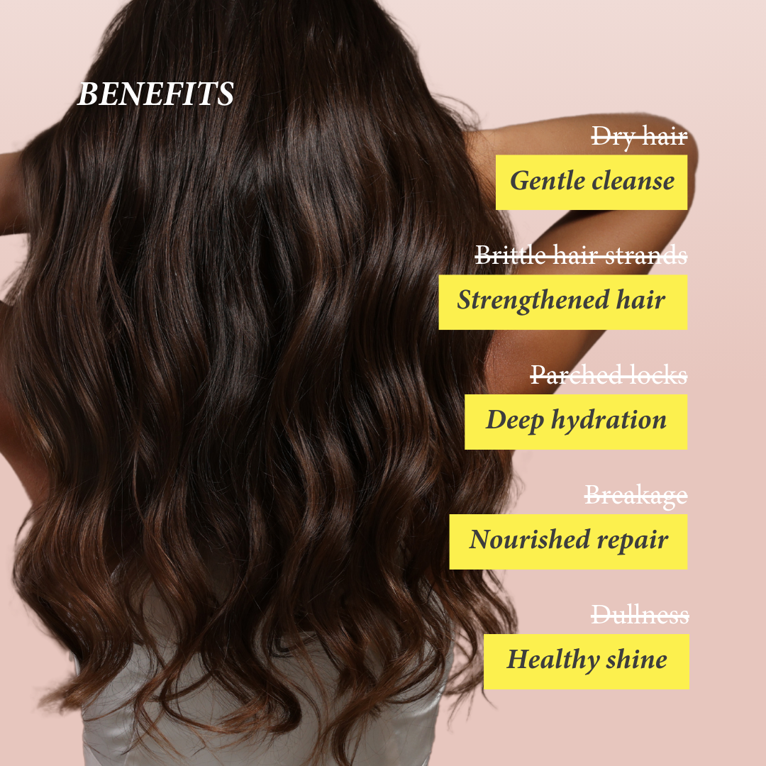 Maximum Moisture Shampoo for Dry, Curly & Natural Hair with Rosemary & Peppermint
