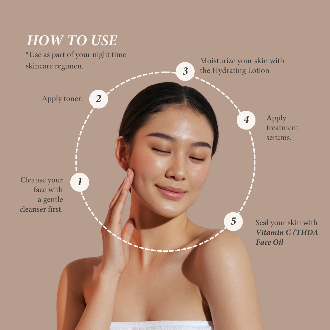 Vitamin C Face Oil (THDA) for Bright, Glowing Skin